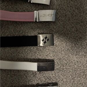 Women's Belt Set - Pink, Black, White, purple
